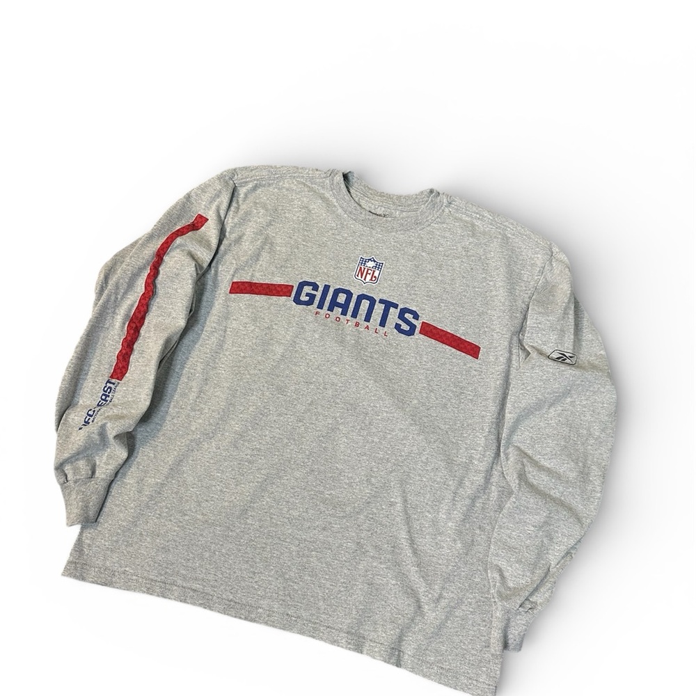 Reebok Gray Long Sleeve Giants Tee
